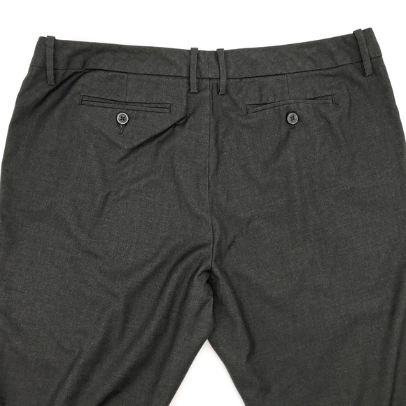 GAP Charcoal Gray Stretch Favorite Trousers 14 - Picture 3 of 6